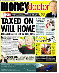 Irish Daily Star - Money Doctor column 18th February
