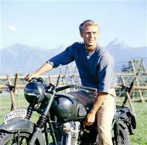 Classic motorbikes Steve McQueen